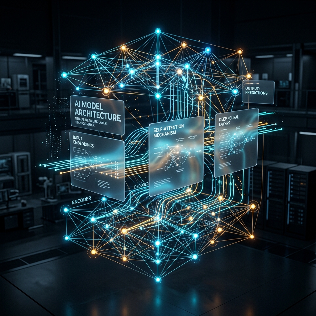 Futuristic AI Model Architecture